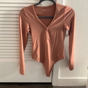 Abercrombie soft long sleeve bodysuit